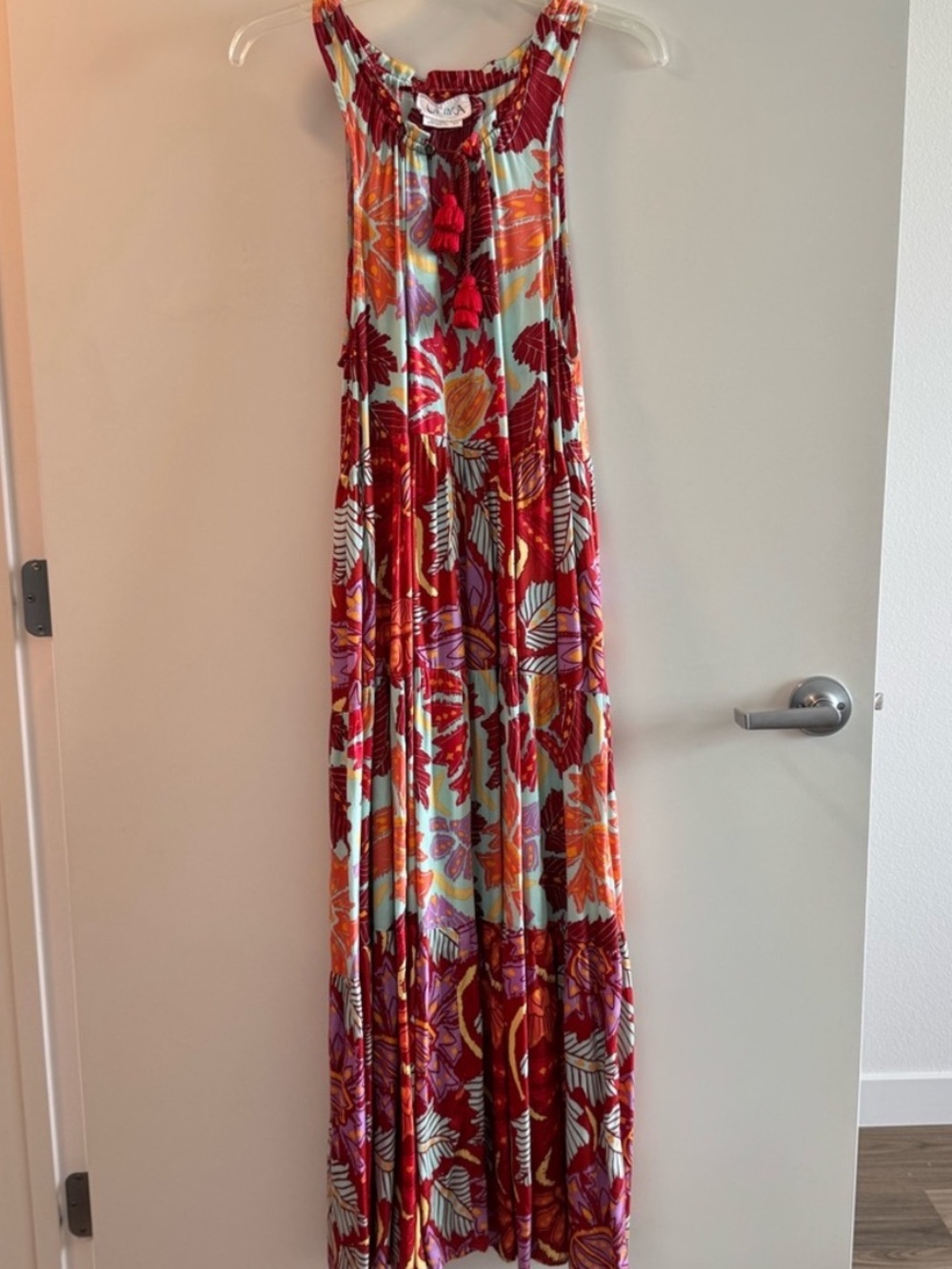 Anthropologie Sleeveless Floral Maxi Dress - Size XS